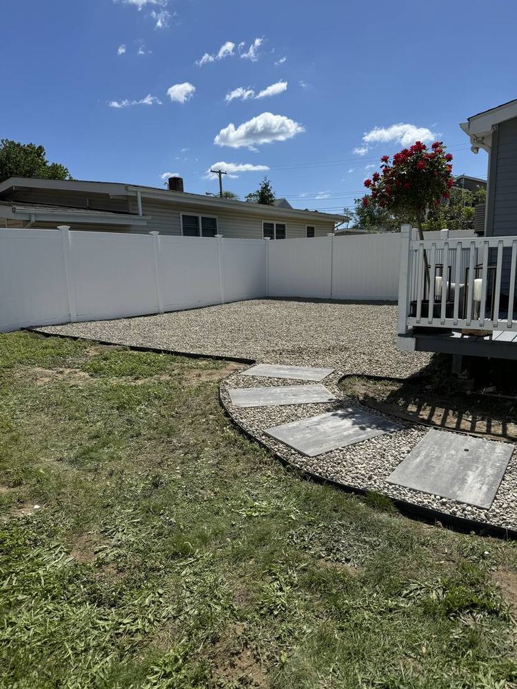 Gravel yard makeover
